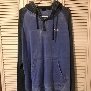 Oakley blue and grey hoodie